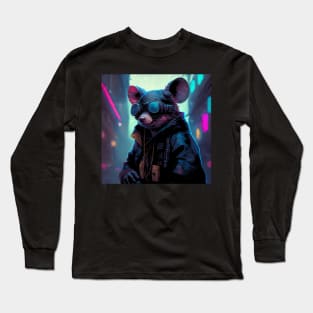 Cyberpunk Mouse Long Sleeve T-Shirt